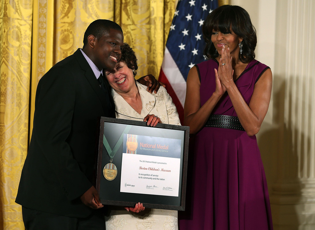 IMLS Medal with Michelle Obama